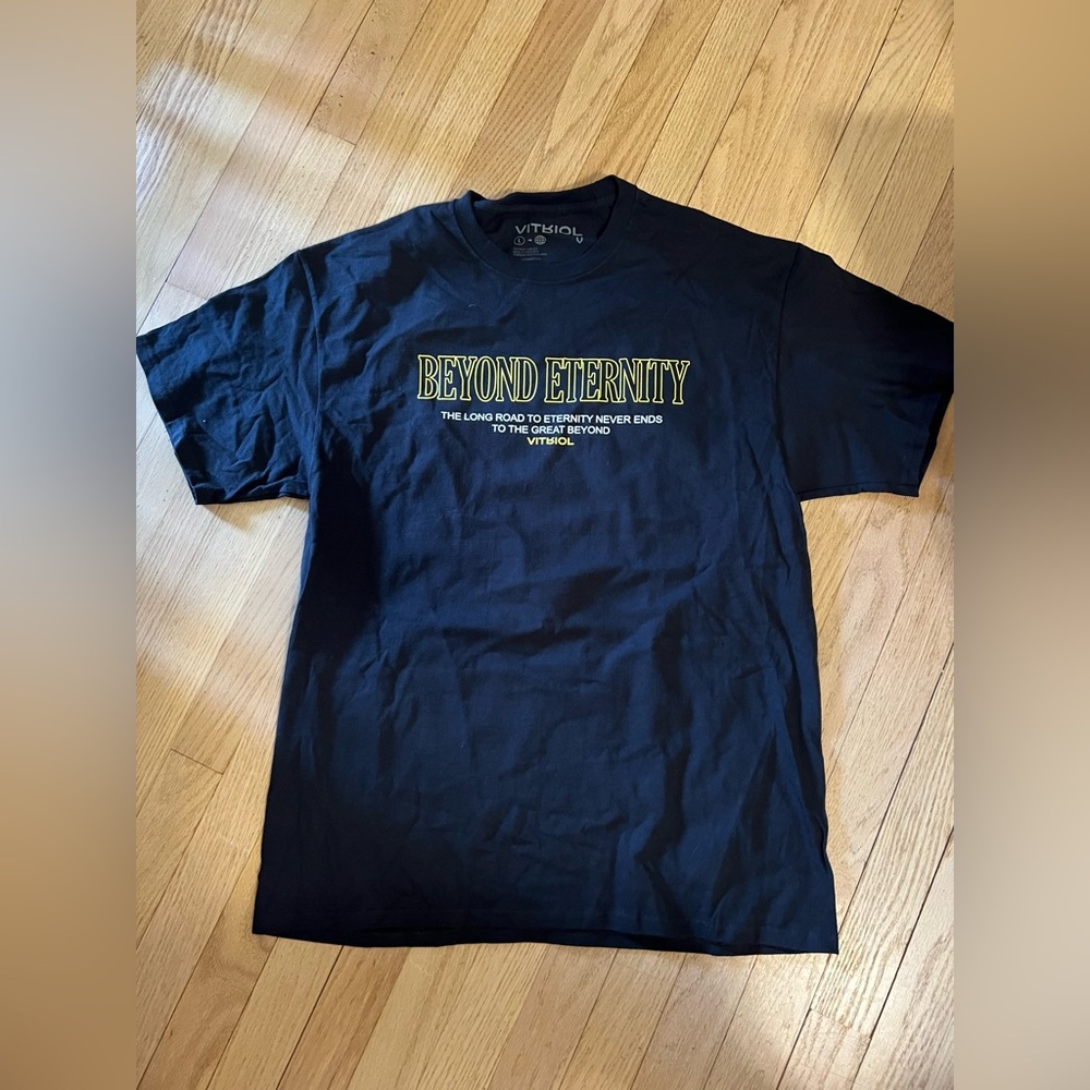 Vitriol Live Forever Black T-Shirt for Men